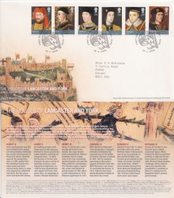 2008-02-28 Kings and Queens Stamps Tewkesbury FDC (92312)