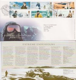 2003-04-29 Extreme Endeavours Stamps Plymouth FDC (92355)