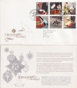 2005-06-07 Trooping The Colour Stamps London SW1 FDC (92368)
