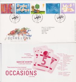 2002-03-05 Occasions Stamps Merry Hill FDC (92384)