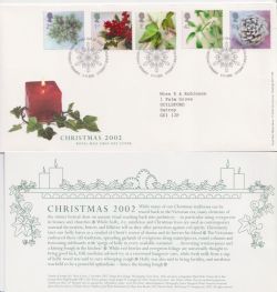 2002-11-05 Christmas Stamps Bethlehem FDC (92389)