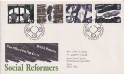 1976-04-28 Social Reformers Stamps Bureau FDC (92410)