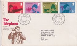1976-03-10 Telephone Stamps Bureau FDC (92411)