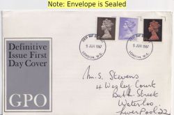1967-06-05 Definitive Stamps London FDC (92458)