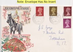 1968-02-05 Definitive Stamps Tottenham cds FDC (92464)