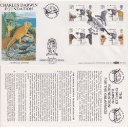 1982-02-82 Charles Darwin Shrewsbury Official FDC (92474)