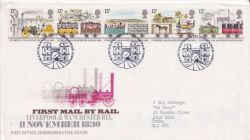 1980-11-11 Mail By Rail Souv ENV (92495)