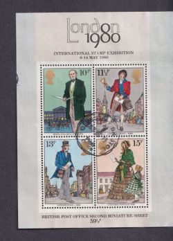 1979-10-24 MS1099 Rowland Hill M/Sheet Used (92513)