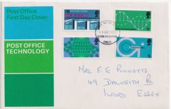 1969-10-01 PO Technology Stamps Ilford FDC (92531)