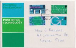 1969-10-01 PO Technology Stamps Ilford FDC (92533)