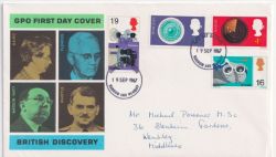 1967-09-19 British Discoveries Harrow FDC (92541)
