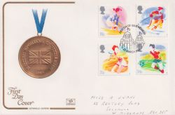 1988-03-22 Sport Stamps Wembley FDC (92576)