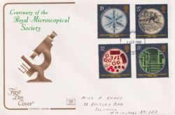 1989-09-05 Microscopes Stamps Cotswold FDC (92583)