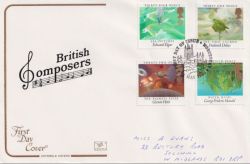 1985-05-14 British Composers Stamps Worcester FDC (92585)