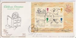 1988-09-27 Edward Lear Stamps M/S London N22 FDC (92587)