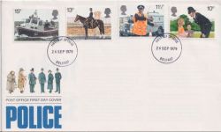 1979-09-26 Police Stamps Belfast FDC (92589)