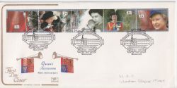 1992-02-06 Accession Stamps Buckingham Palace SW1 FDC (92647)