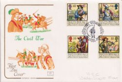 1992-06-16 Civil War Stamps Edge Hill FDC (92650)