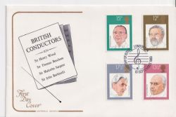 1980-09-10 British Conductors Stamps London SW FDC (92664)