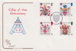 1984-01-17 Heraldry Stamps London EC FDC (92682)