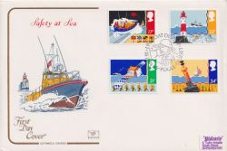 1985-06-18 Safety at Sea Stamps Poole FDC (92691)