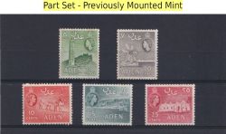 1953 Aden QEII Stamps M/M 5V (92713)