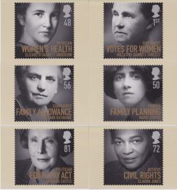 2008-10-14 PHQ 315 Women of Distinction x 6 Mint Cards (92749)