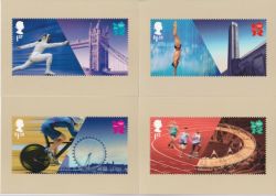 2012-07-27 PHQ 367 London 2012 Olympics x 5 Mint Cards (92766)