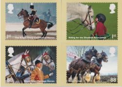 2014-02-04 PHQ 385 Working Horses x 6 Mint Cards (92775)