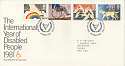 1981-03-25 Year of Disabled Windsor FDC (9685)