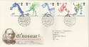 1991-08-20 Dinosaurs Stamps Bureau FDC (9707)