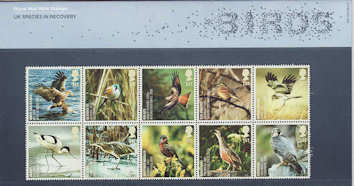 2007-09-04 Bird Stamps Presentation Pack (P401)