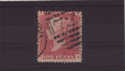 1858-79 SG43/4 1 d red pl 76 RA used (QV270)