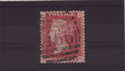 1858-79 SG43/4 1 d red pl 82 QH used (QV283)