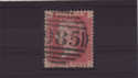 1858-79 SG43/4 1 d red pl 83 GE used (QV284)