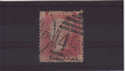 1858-79 SG43/4 1 d red pl 188 BF used (QV394)