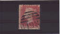 1858-79 SG43/4 1 d red pl 95 FH used (QV412)