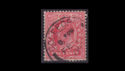 1902-13 KEVII SG219 1d Red used (S2566)