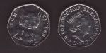 2017 UK Coin 50p Tom Kitten Circulated (s3034)
