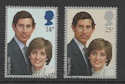 1981-07-22 SG 1160/1 Royal Wedding Used Set