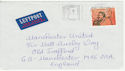 Germany Envelope sent to Man Utd (T155)