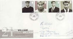 2003-06-17 Prince William Stamps Cardiff FDC (78615)